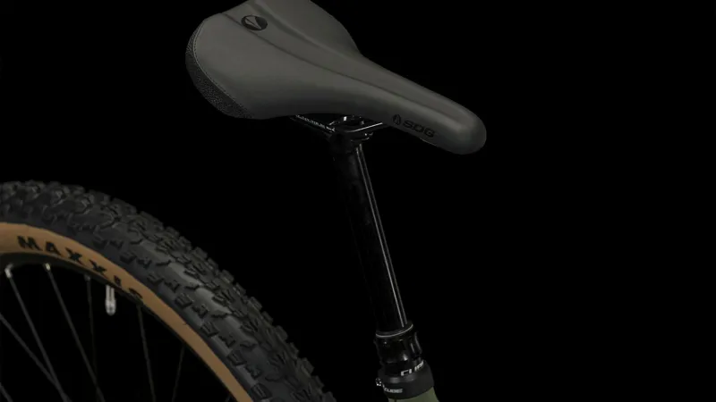 Cube Stereo ONE22 HPC TM Mountain Bike in Grey/Olive-4